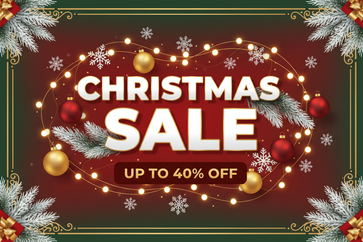 Banner Christmas Sale   Up to 40% OFF